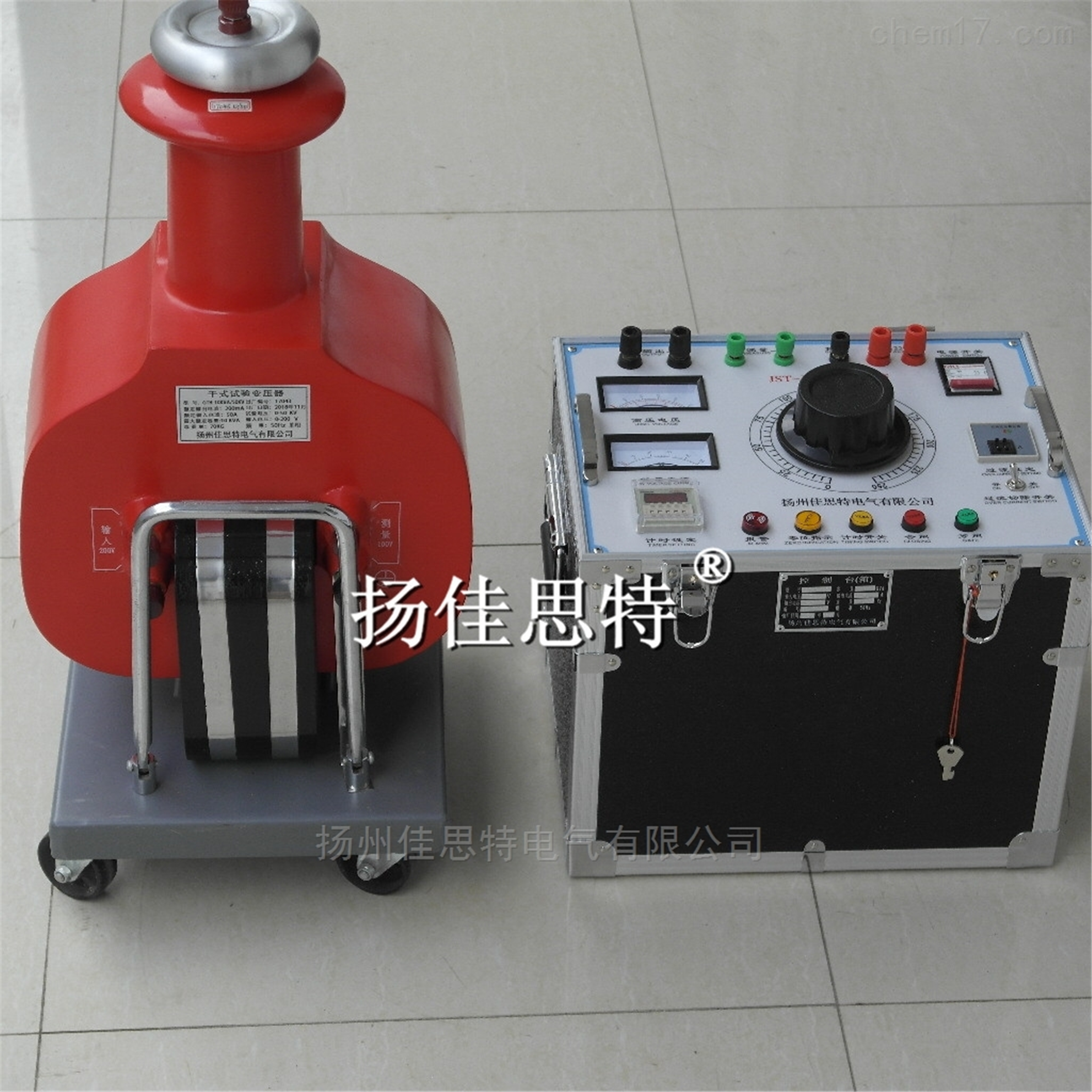 GTB10KVA/50KV干式特种试验变压器